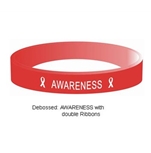 Aids awareness Silicone Bracelet